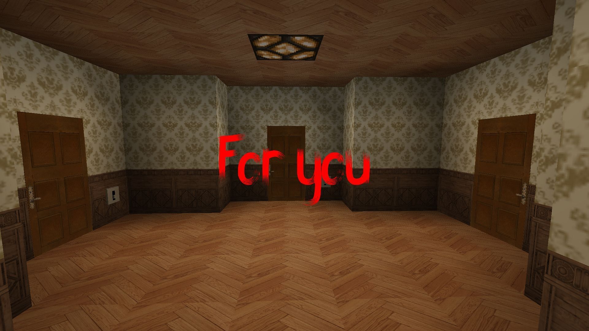 The For You horror map (Image via Minecraft)