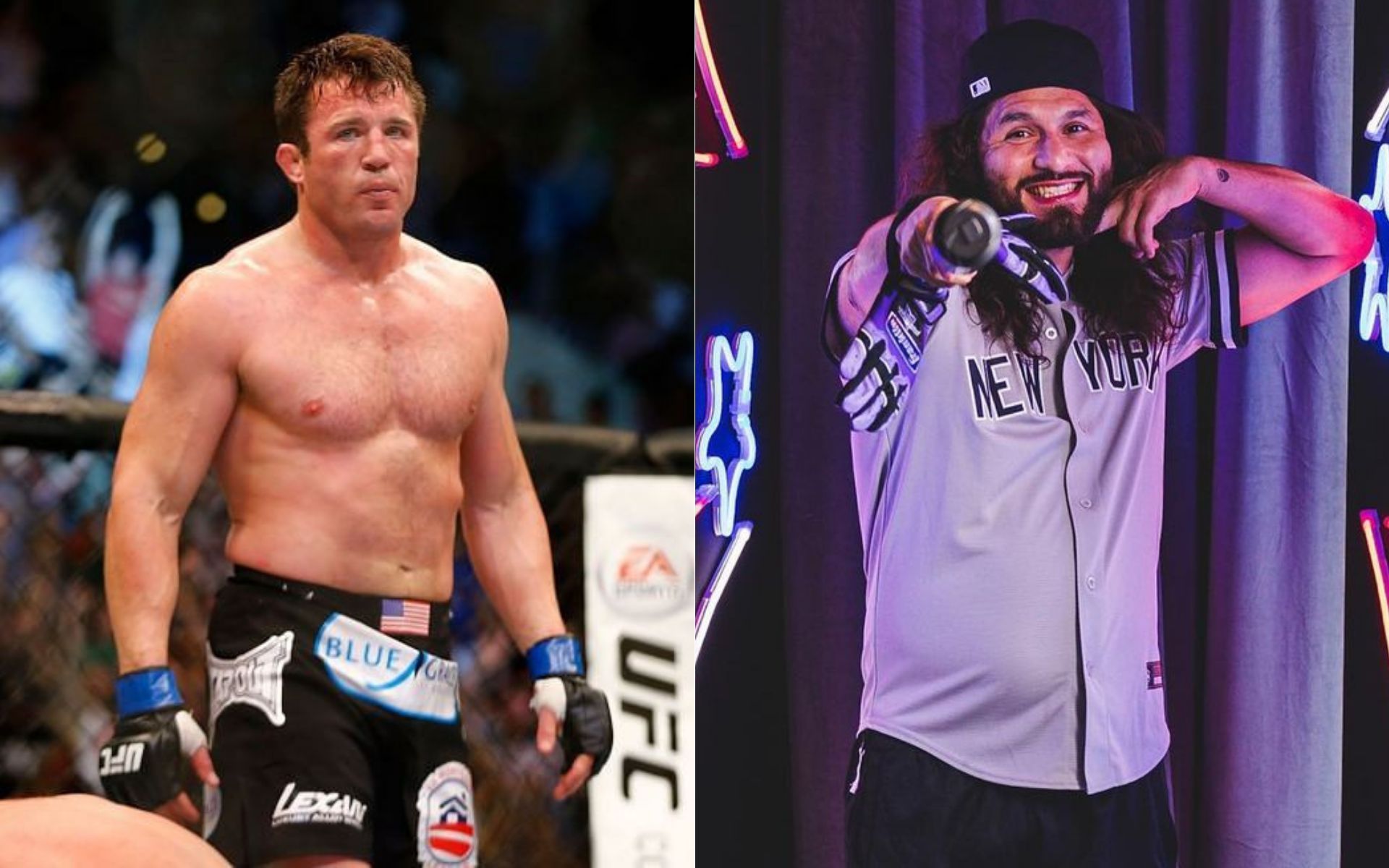 Chael Sonnen (left) and Jorge Masvidal (right)