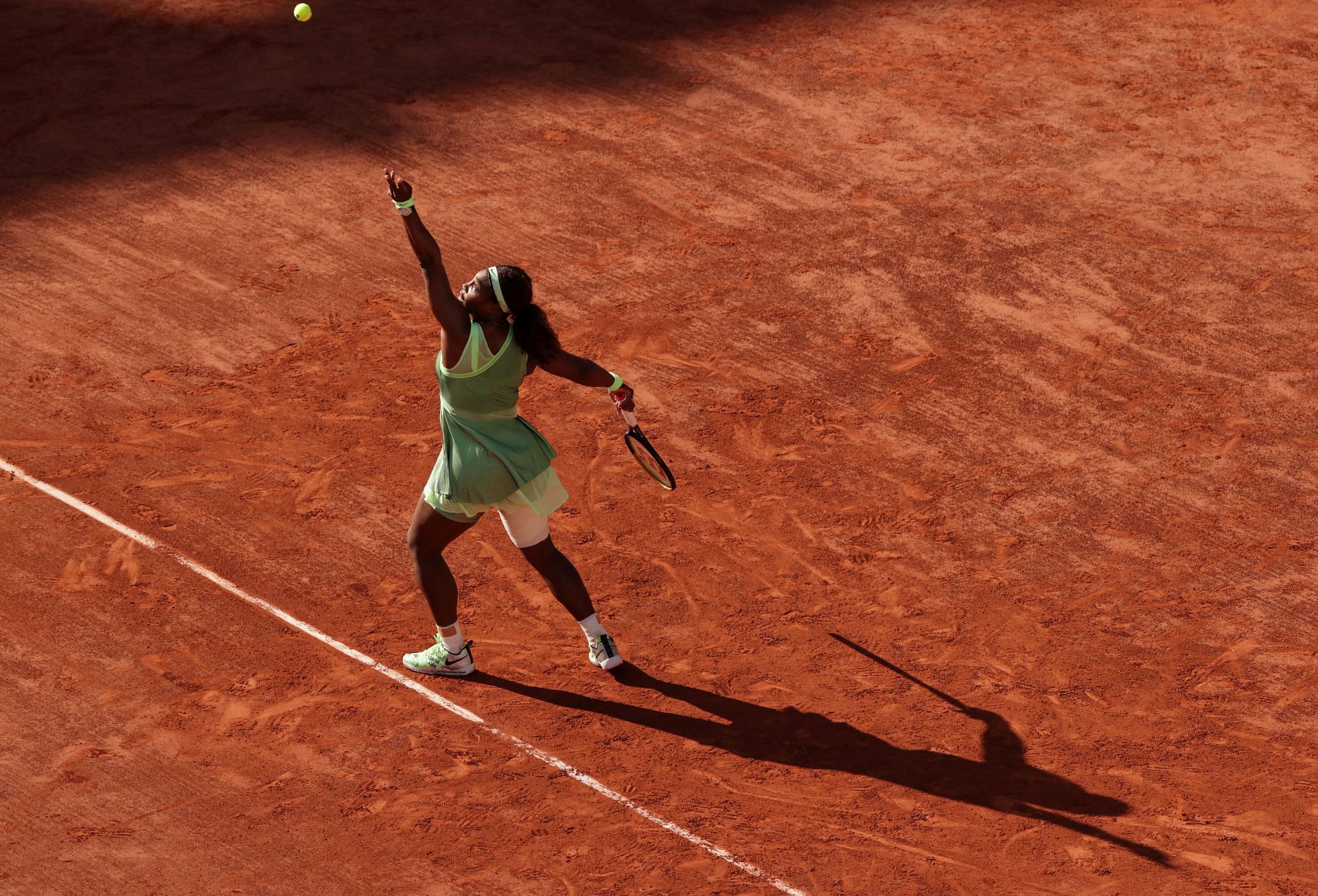 Serena Williams at the 2021 French Open