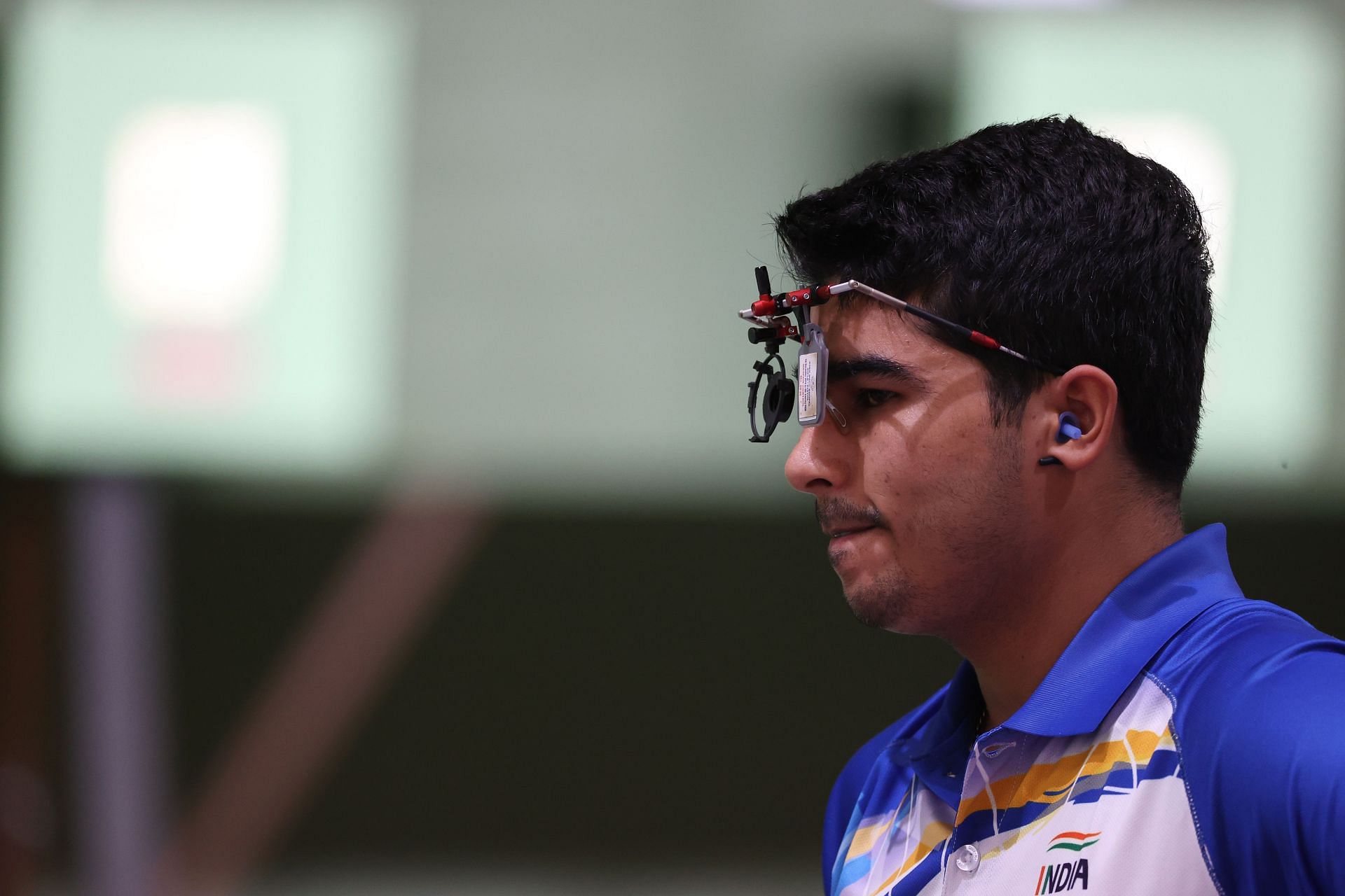Saurabh Chaudhary wins gold at the 50m pistol event.