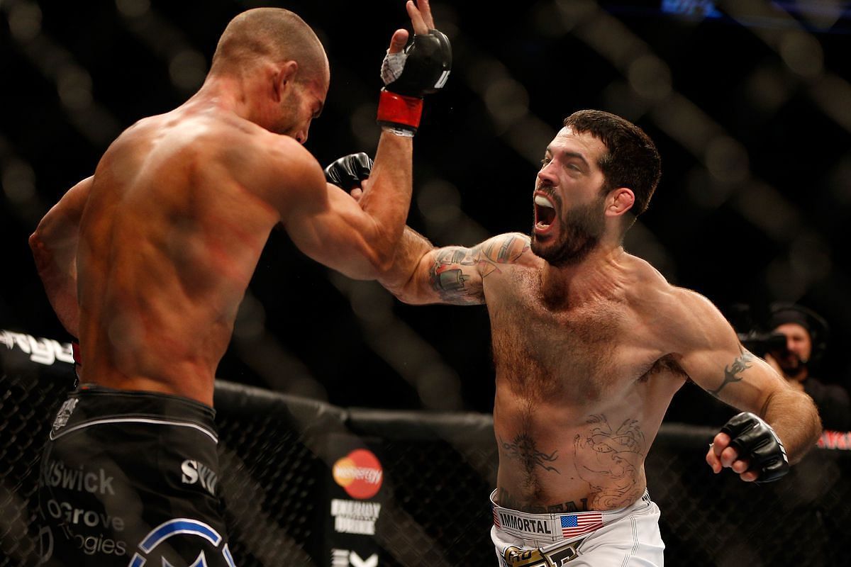 Referee Yves Lavigne made a mess of the fight between Matt Brown and Pete Sell
