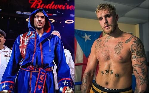 Tommy Fury (left) and Jake Paul (right) [Image Courtesy: @tommyfury and @jakepaul on Instagram]