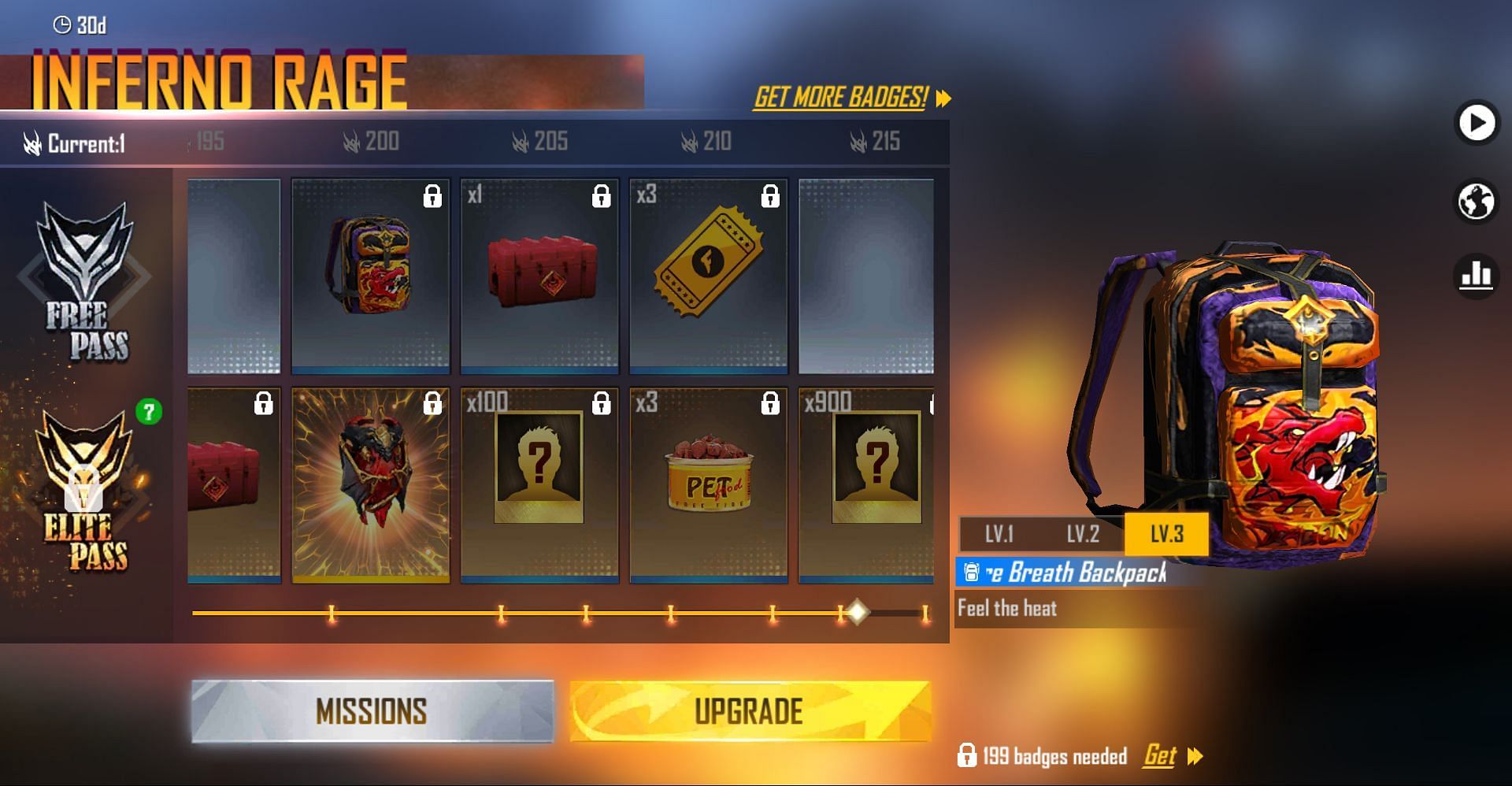 Fire Breath Backpack (Image via Free Fire)