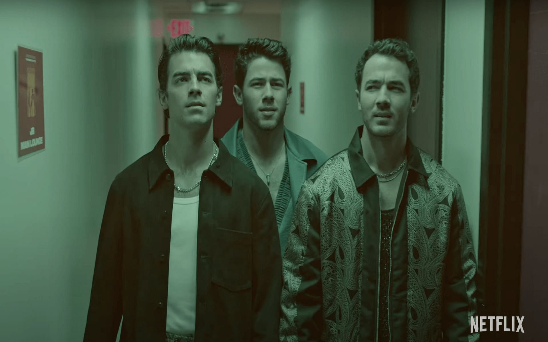 Still from Netflix&#039;s trailer for Jonas Brothers: Family Roast (Image via YouTube)