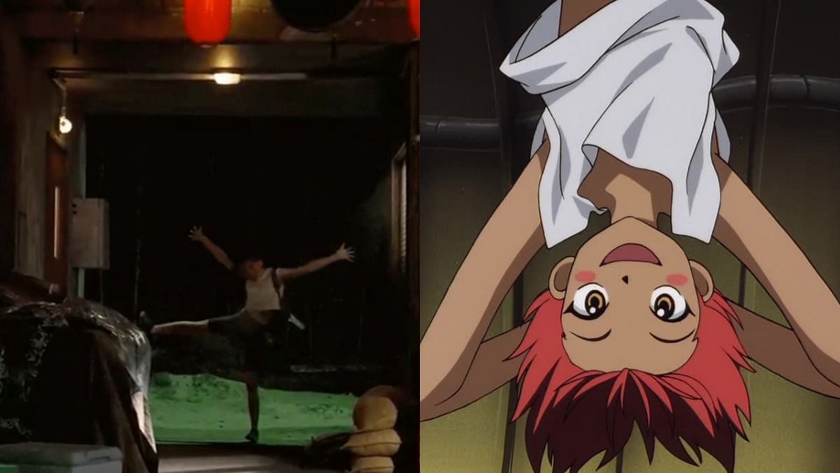 Ed in the clip and in anime (Image via Netflix)