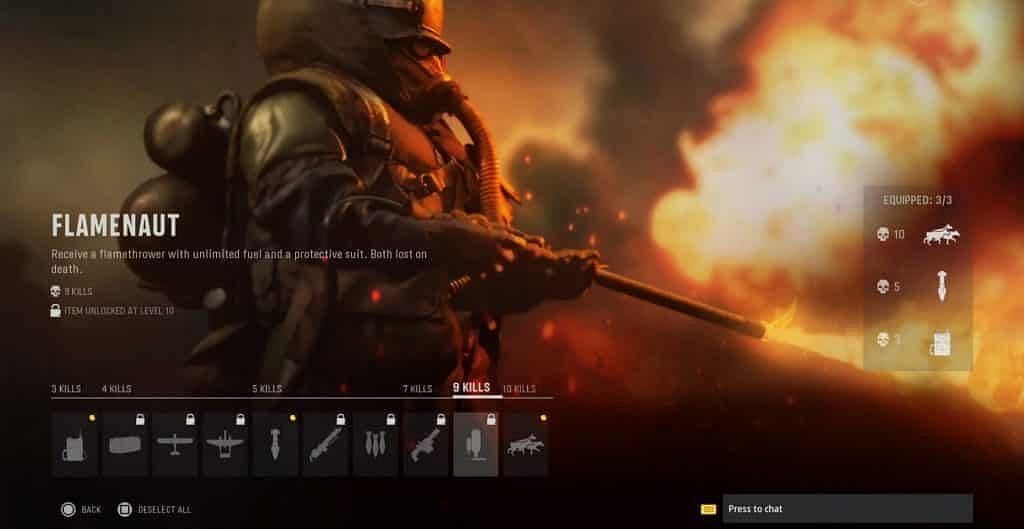 The Flamenaut killstreak in Call of Duty: Vanguard (Image via Activision)