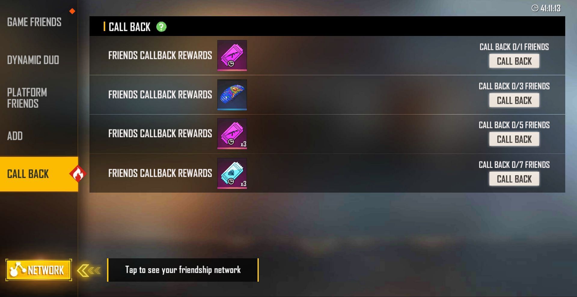 These are the rewards present in the ongoing event (Image via Free Fire)