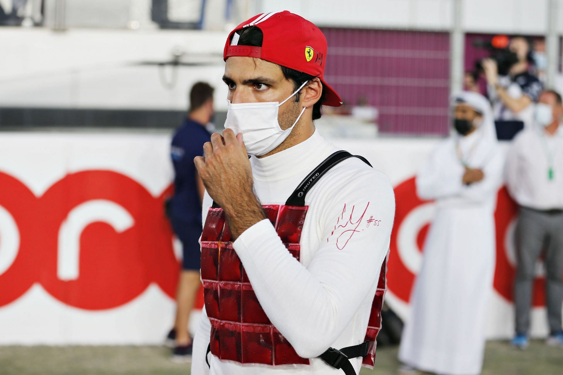 Carlos Sainz during the Qatar Grand Prix