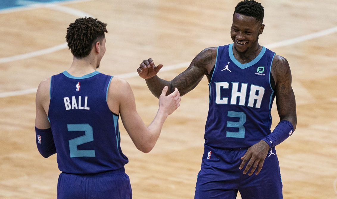 The Charlotte Hornets&#039; starting backcourt is beginning to look like one of the best in the NBA. [Photo: CLTure]