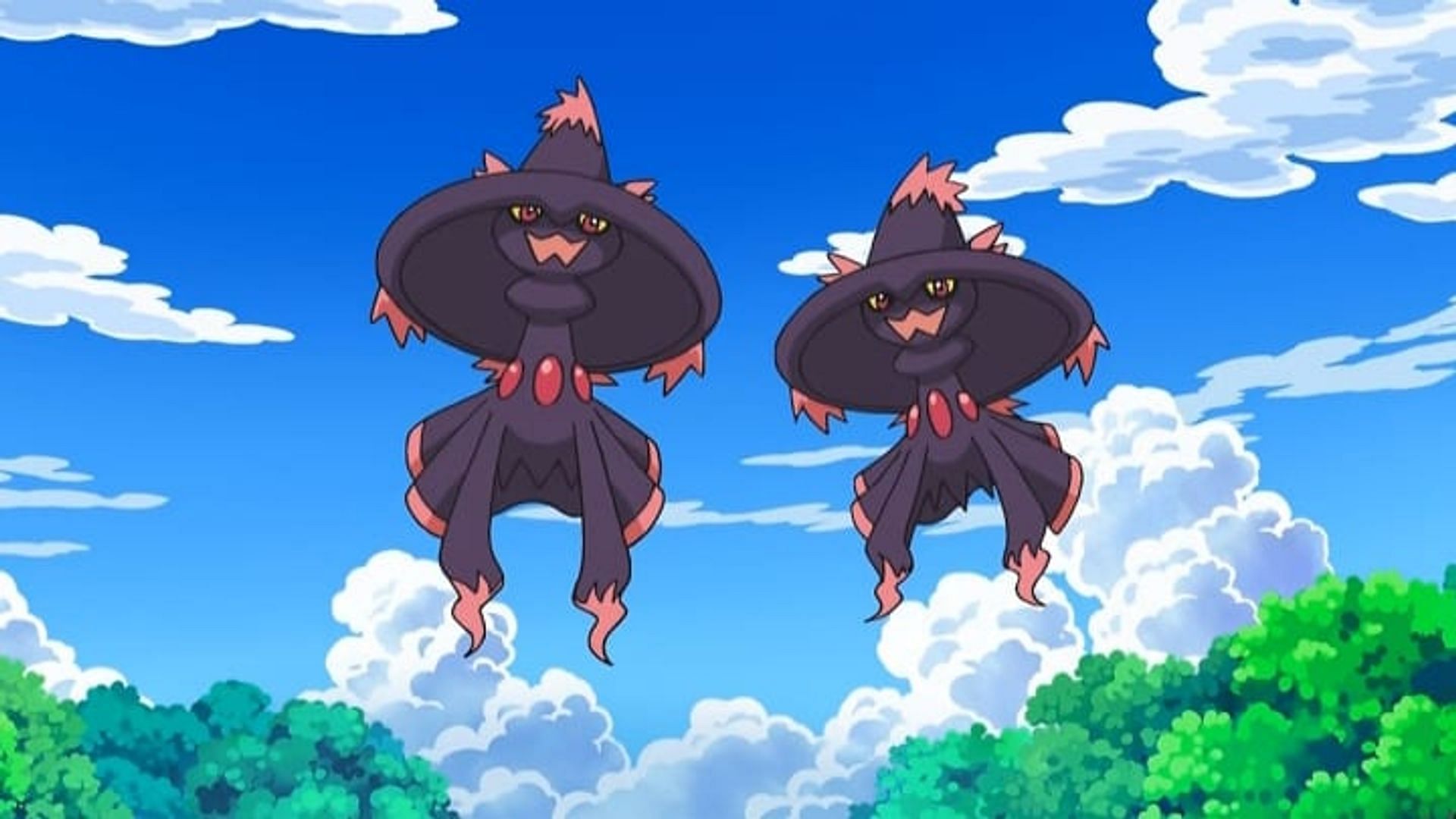 Mismagius as it appears in the anime (Image via The Pokemon Company)