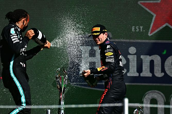 Staggering statistic about Lewis Hamilton and Max Verstappen's F1 title battle revealed