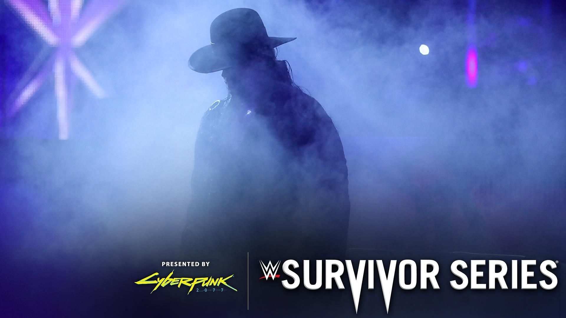 The Undertaker during his retirement ceremony at Survivor Series 2020