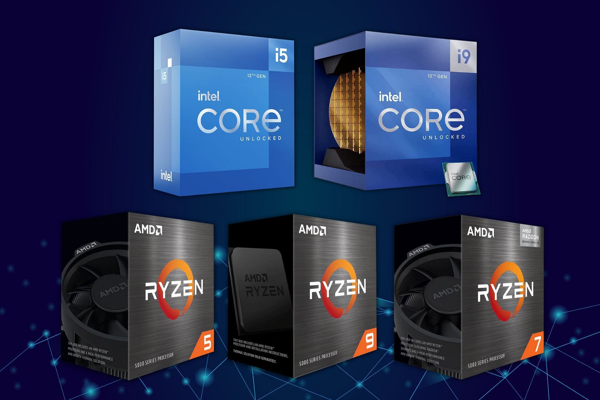 Some of the best gaming processors in 2021 (Image by Sportskeeda)