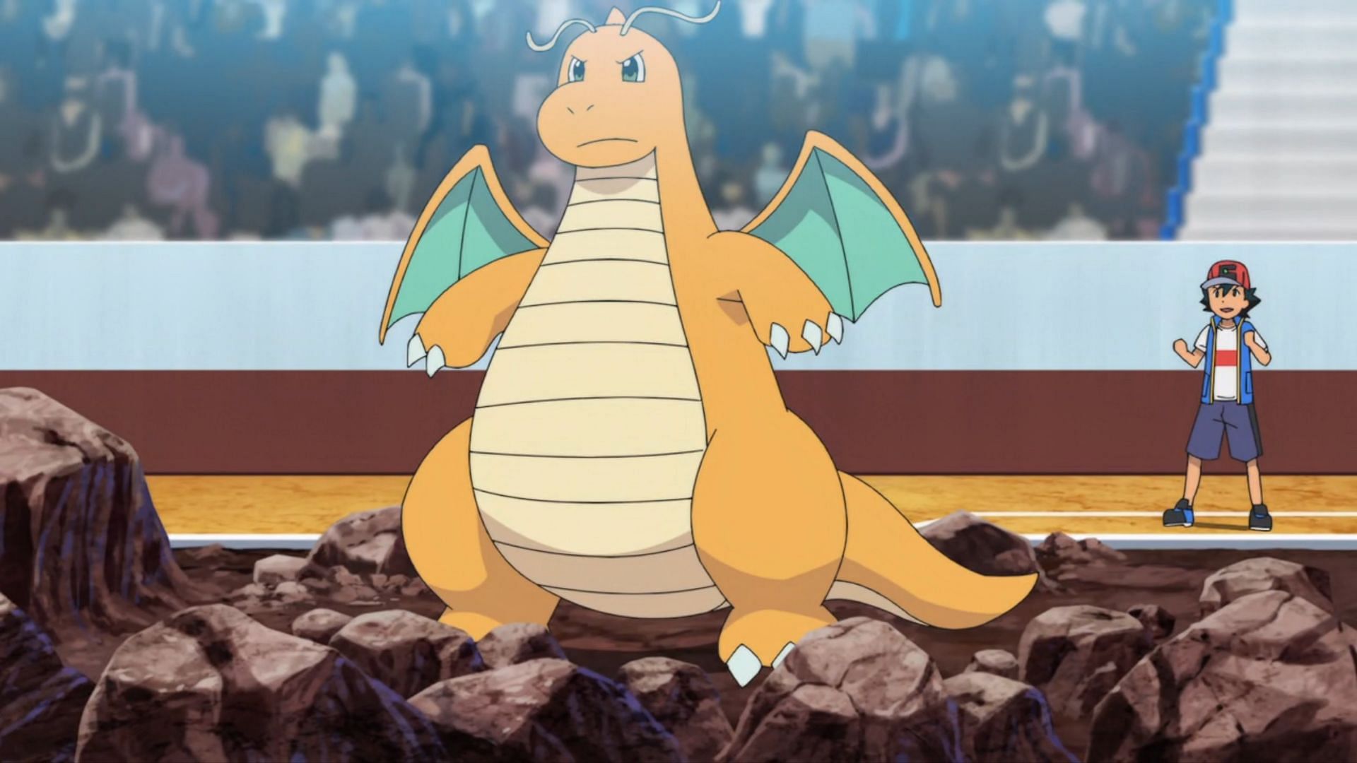 Dragonite pojawił się trzykrotnie w zespole drugiej generacji Lance (zdjęcie za pośrednictwem The Pokémon Company)