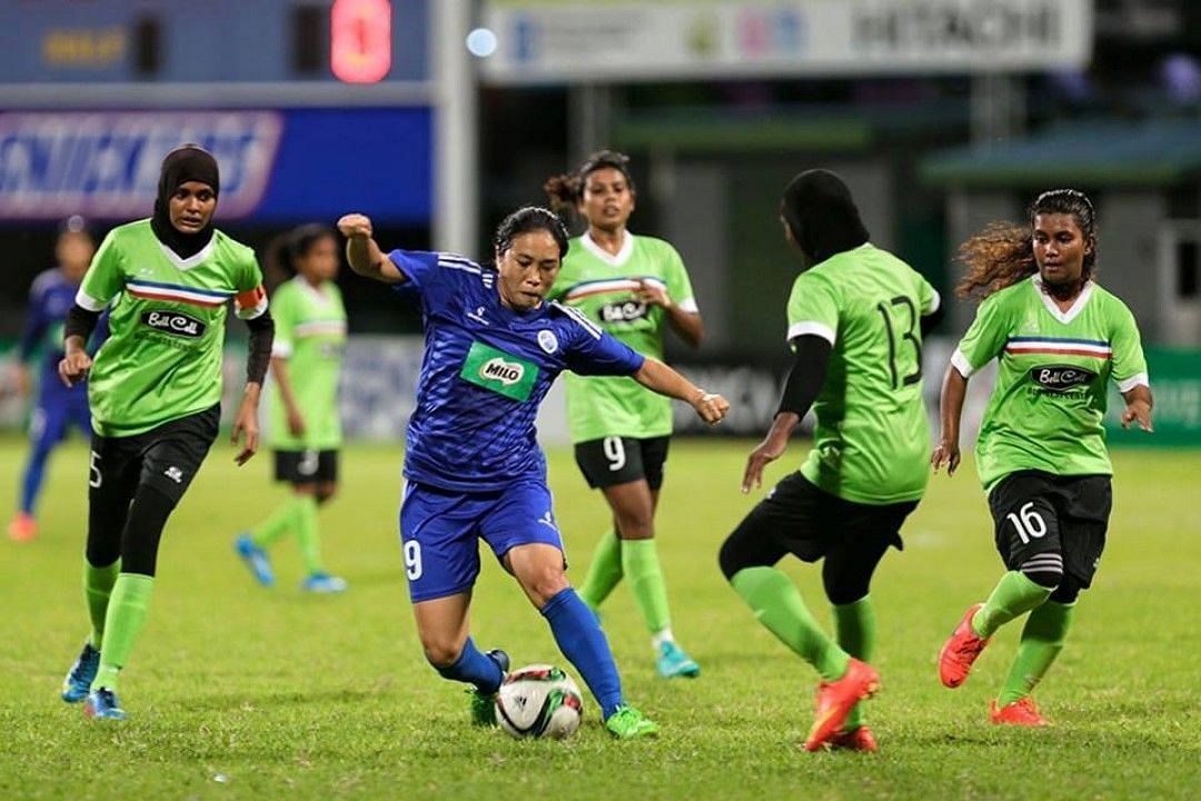 Bembem Devi at New Radiant Club in Maldives.