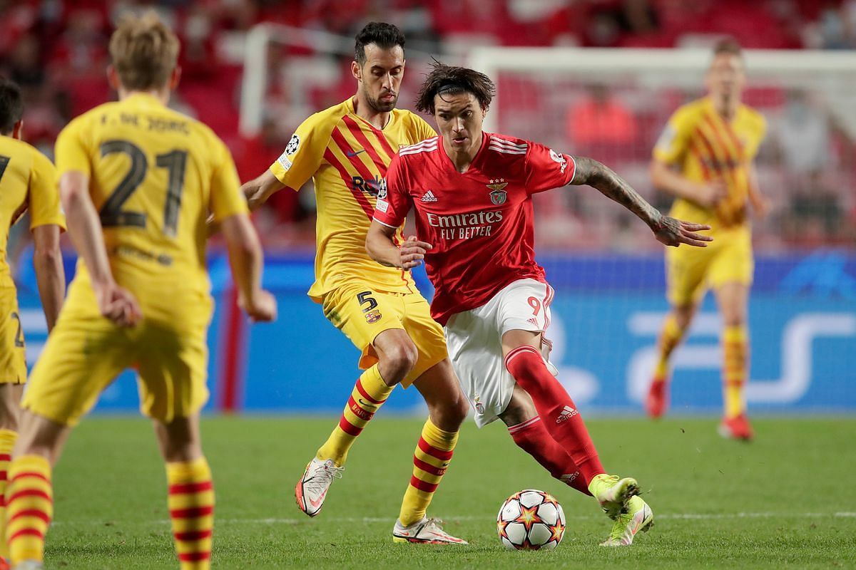 Barcelona are looking to avenge a 3-0 loss to Benfica in the reverse