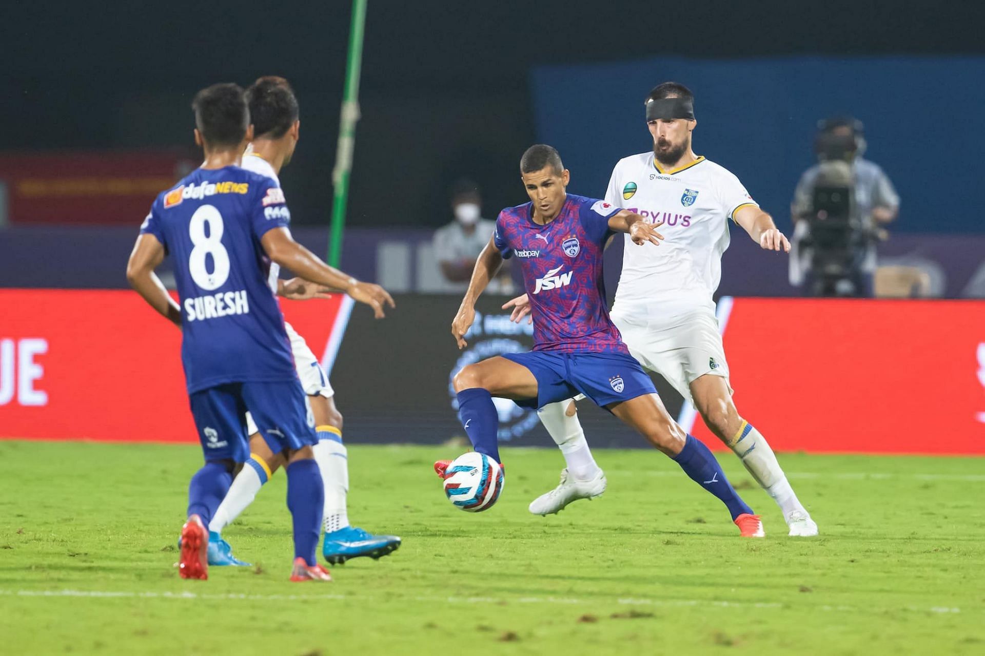 The match today ended in a draw (Pic courtesy: ISL social media)
