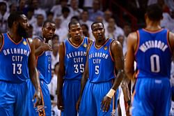 "We helped build this thing" - Kevin Durant proud of the legacy he and James Harden have left behind with OKC Thunder