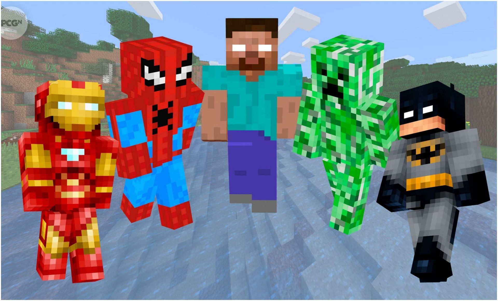 Minecraft has a ton of skins (Image via Minecraft)