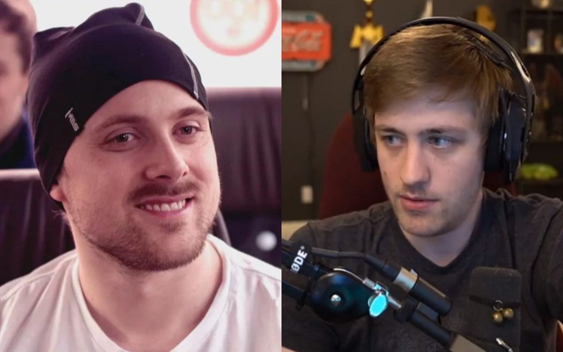 Forsen&#039;s viewers joke about his old friend Sodapoppin (Images via Twitter/Forsen, Twitch/sodapoppin)