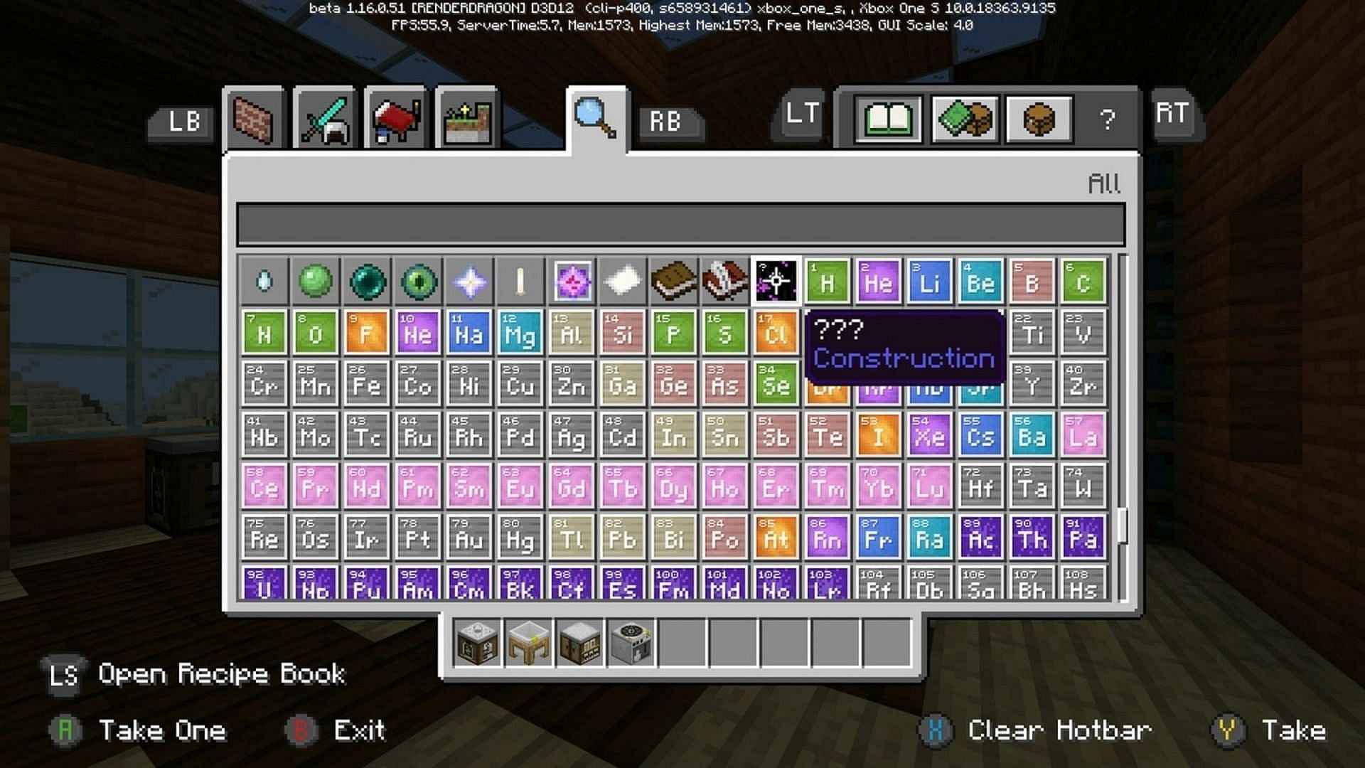 Real-world elements found on the periodic table are used heavily in Minecraft: Education Edition (Image via Mojang)