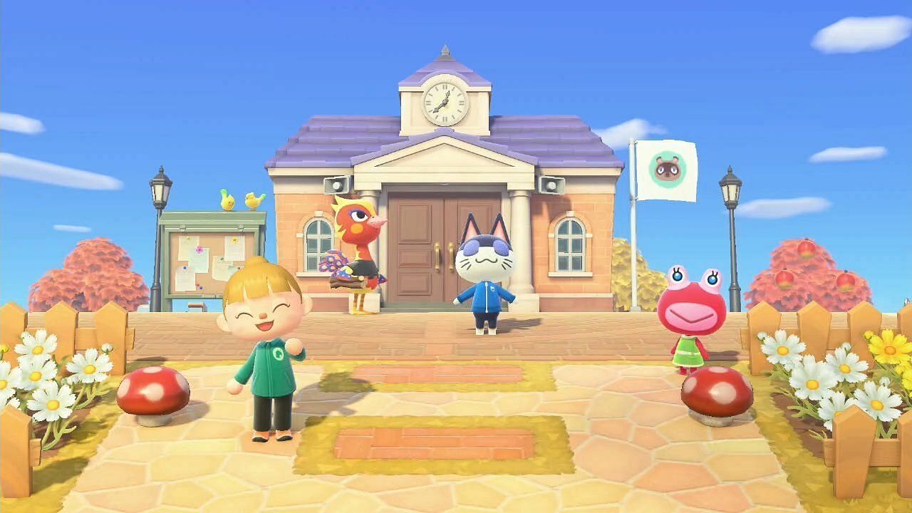 Ninten Island is the official island of Nintendo in Animal Crossing (Image via Nintendo)