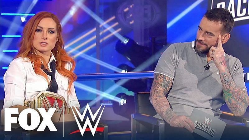Becky Lynch appeared with CM Punk