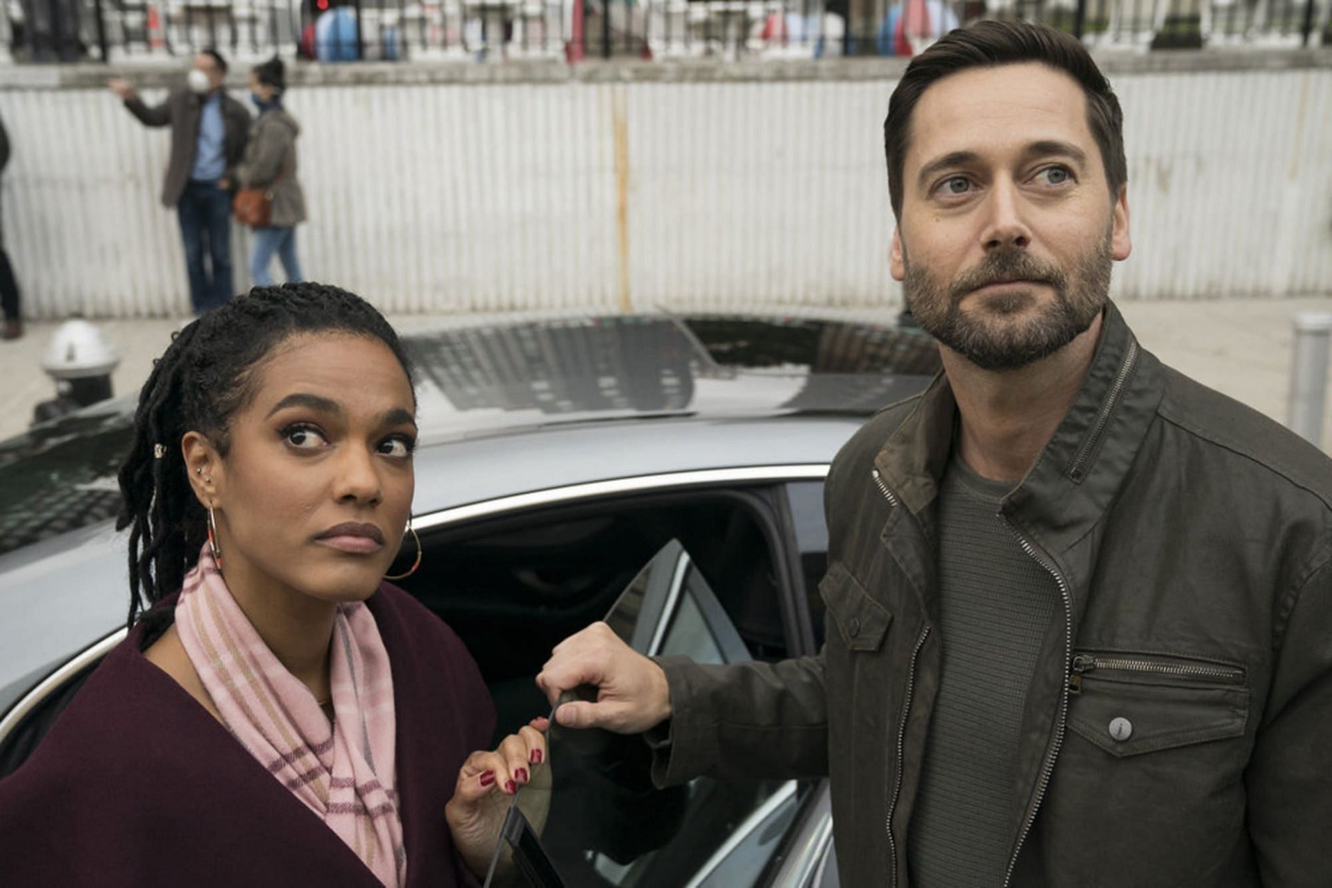 Dr. Max Goodwin and Dr. Helen Sharpe in &#039;New Amsterdam&#039; (Image via NBC)