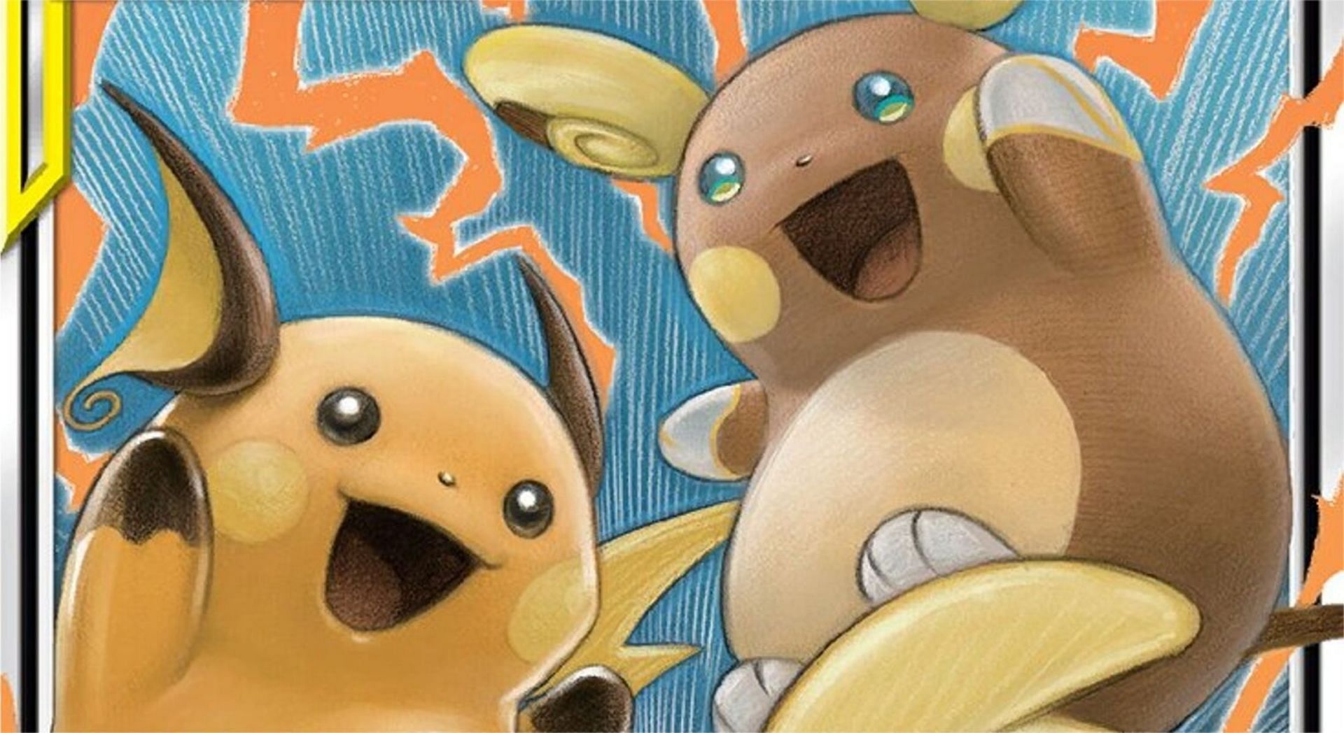 Raichu and its Alolan counterpart as seen in the Pokemon Trading Card Game (Image via The Pokemon Company)