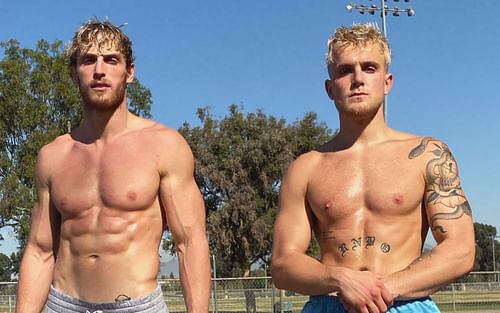 Logan Paul (left), Jake Paul (right) [Credits: @JakePaul via Twitter]