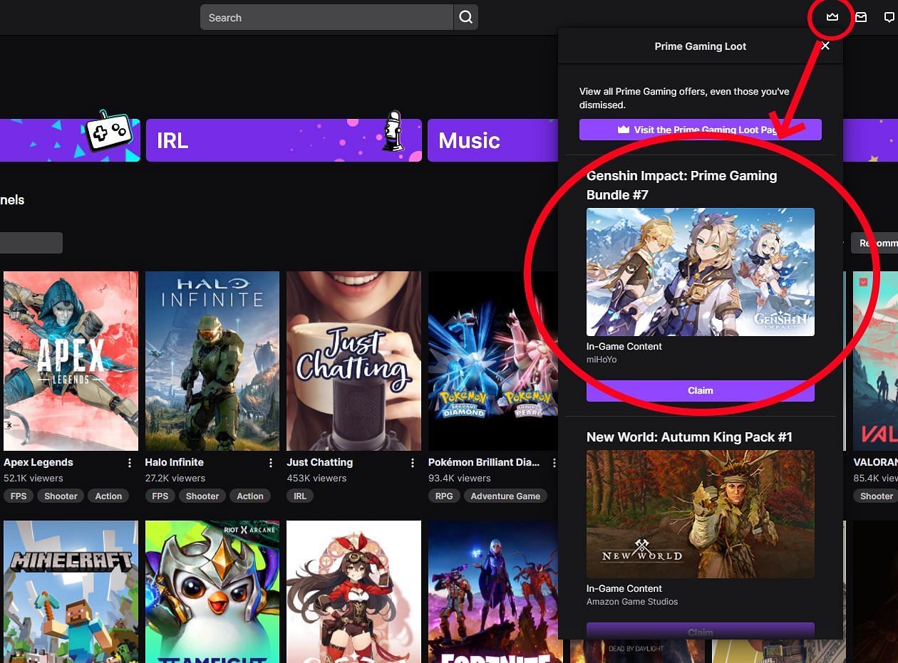 One can also find it on Twitch (Image via Twitch)