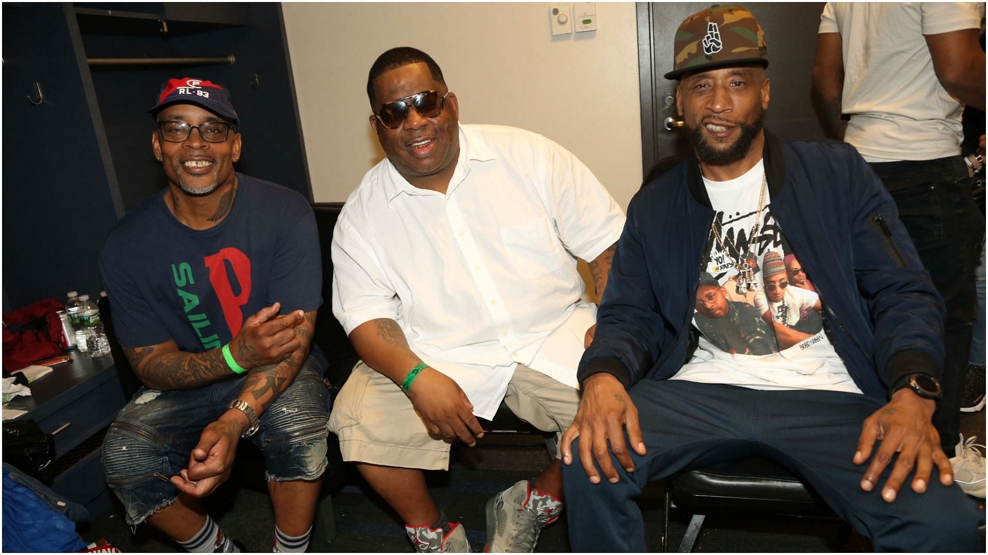 Sadat X, Grand Puba, and Lord Jamar of Brand Nubian attend the YO! MTV Raps 30th Anniversary Live Event at Barclays Center on June 1, 2018, in New York City (Image via Getty Images)