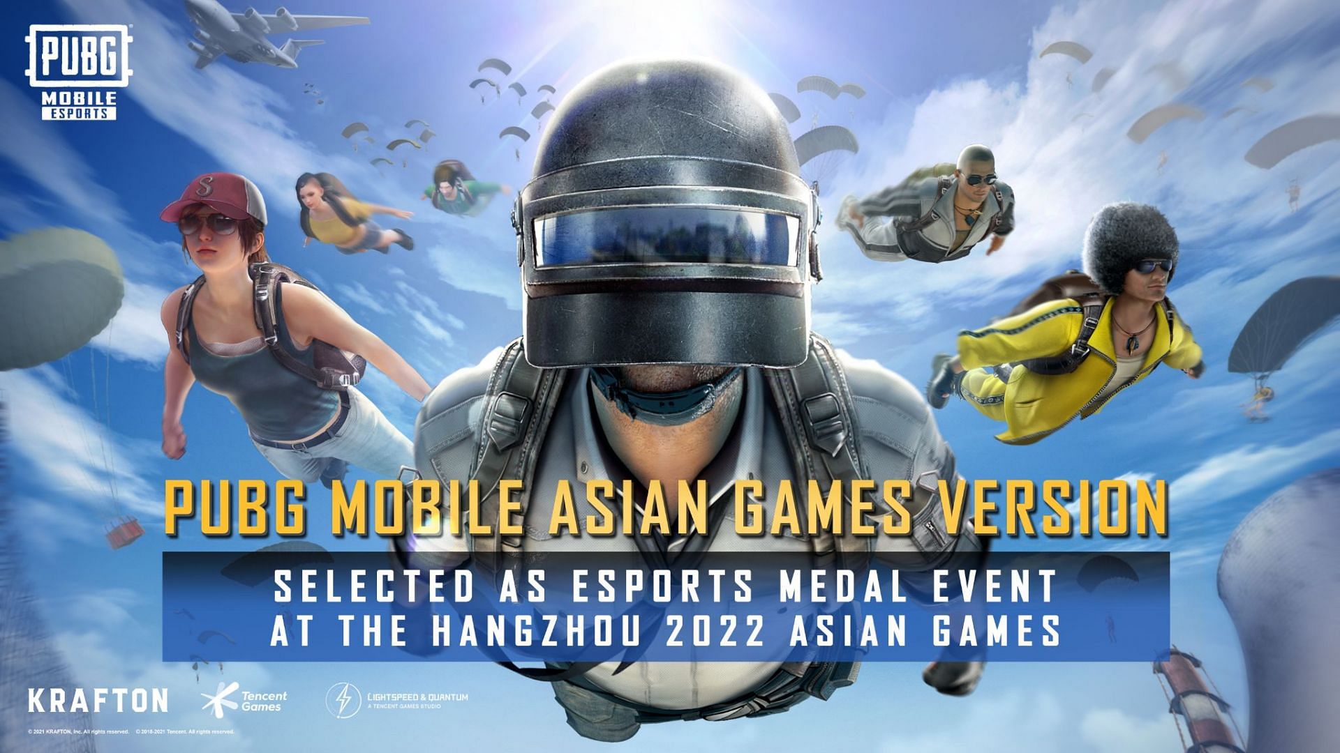PUBG Mobile announced as medalled event at the 2022 Asian Games (Image via Krafton)