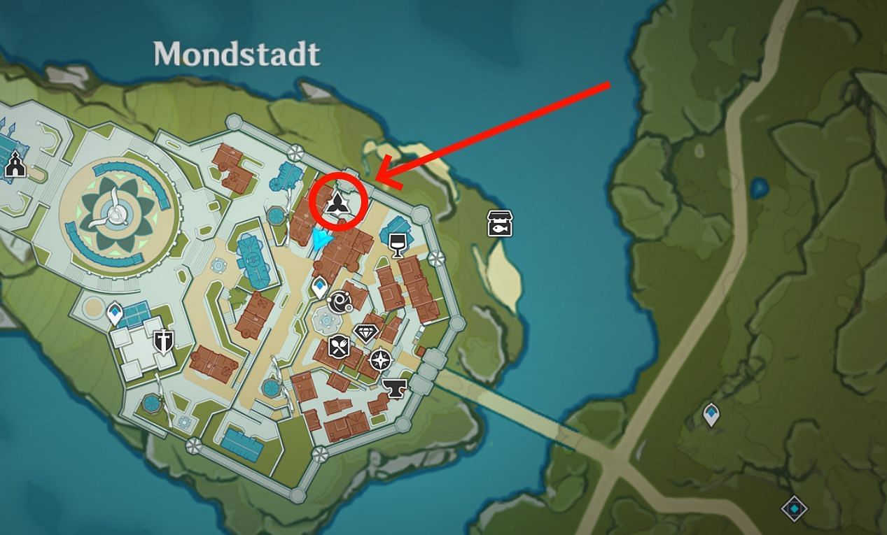 This is where players can check their Reputation Level in Mondstadt (Image via Genshin Impact)