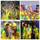 [In Pictures] Marsh roars; Wade, Finch bathe in champagne as Australia celebrate maiden T20 WC triumph
