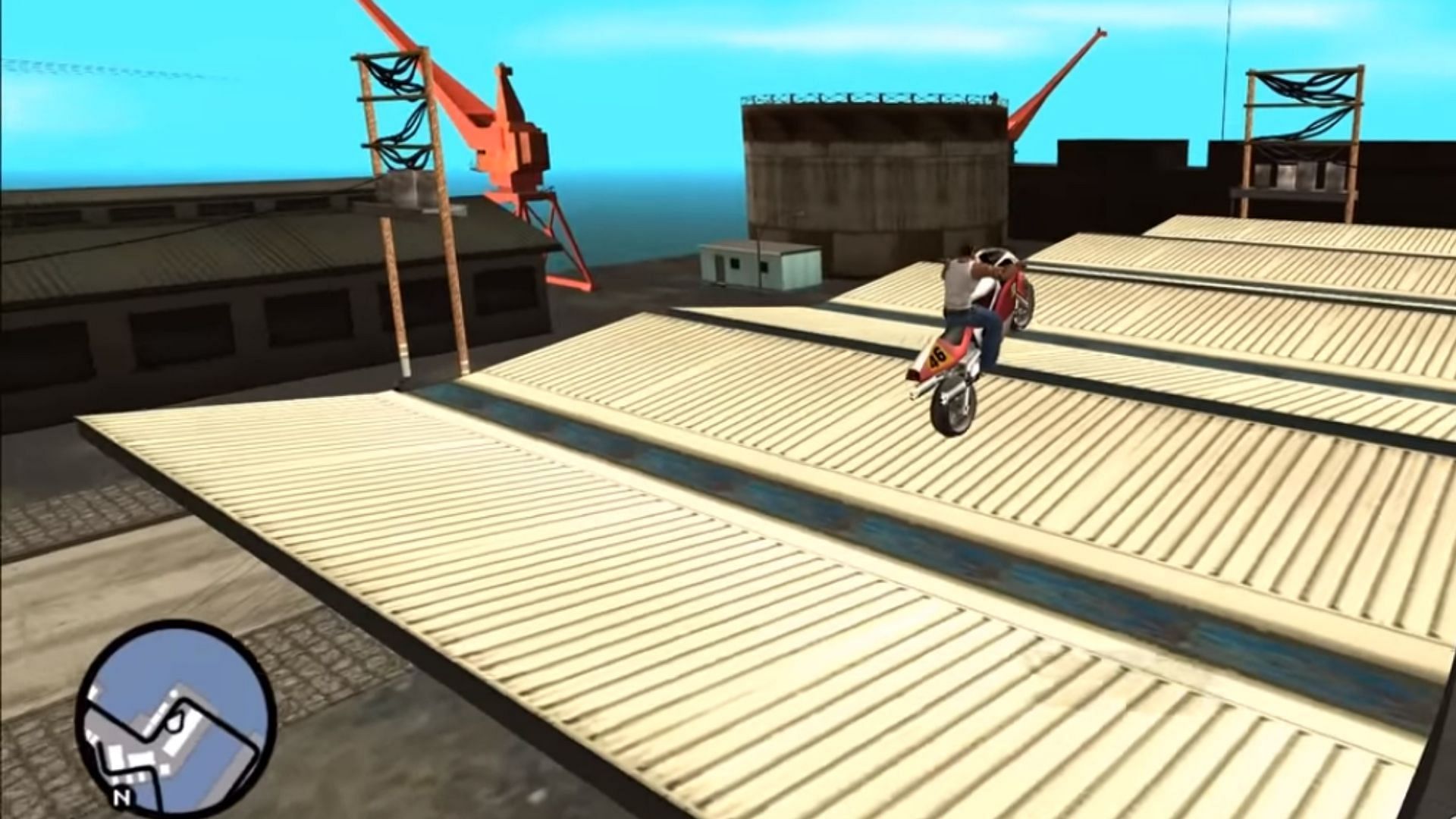 Unique stunt jumps in GTA San Andreas (Image via Rockstar Games)