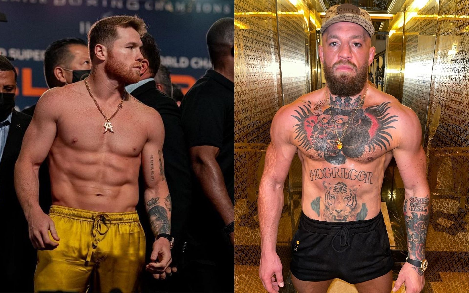 Canelo (left) and Conor McGregor (right) [Image courtesy: @canelo and @thenotoriousmma on Instagram]