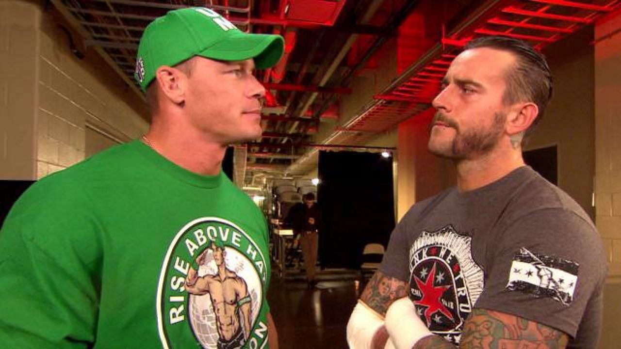 AEW star CM Punk paid tribute to his arch nemesis John Cena at AEW Full Gear