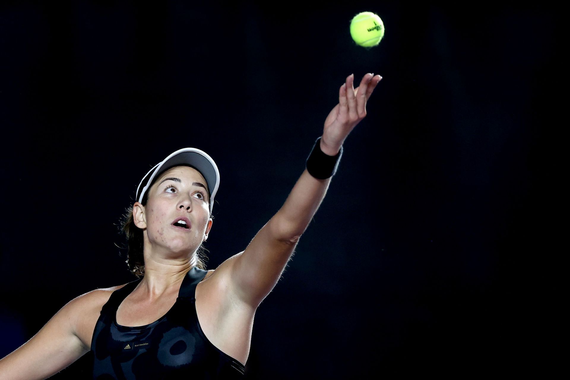 Serving numbers will be key for Garbine Muguruza.