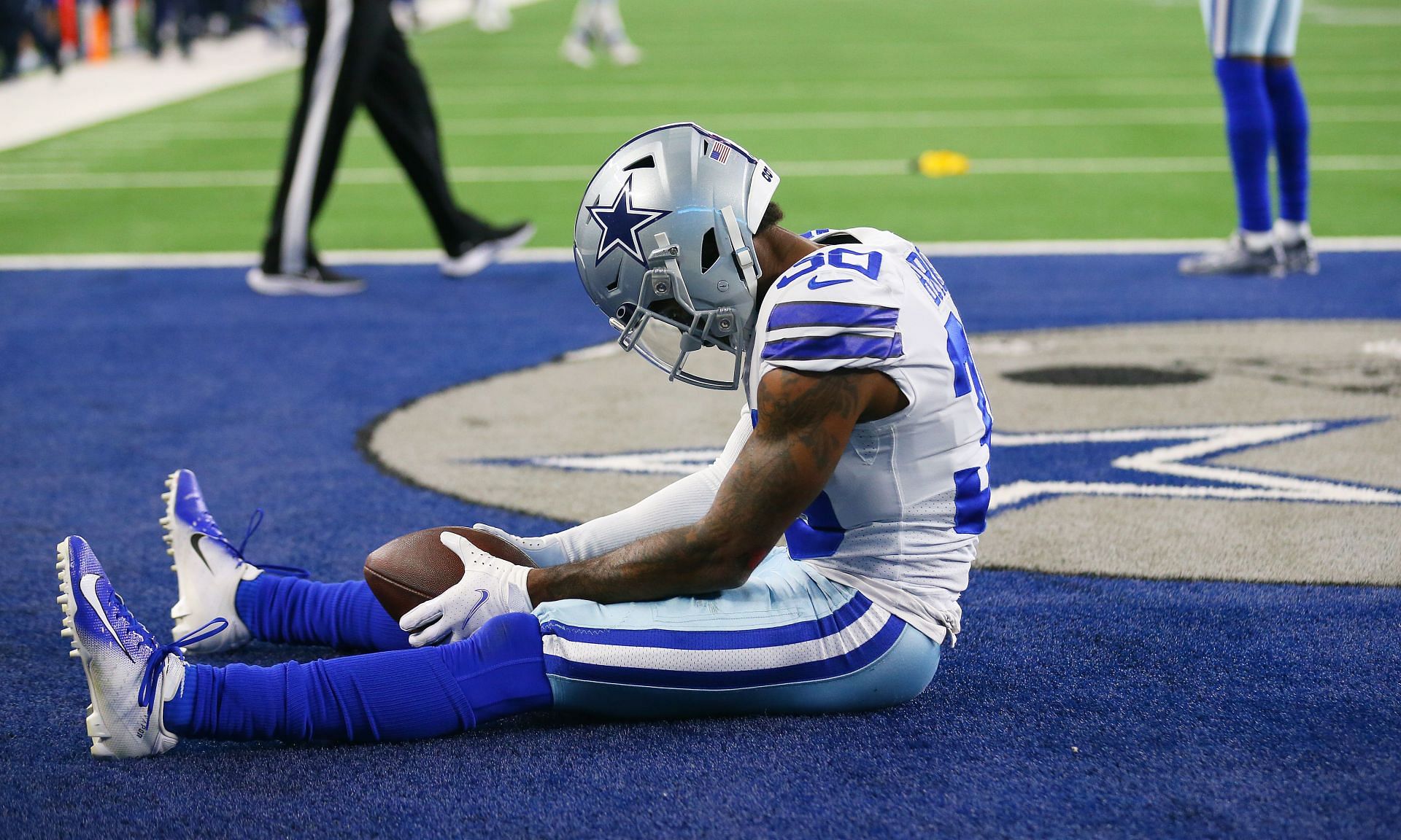 Dallas Cowboys cornerback Anthony Brown who was penalized four times