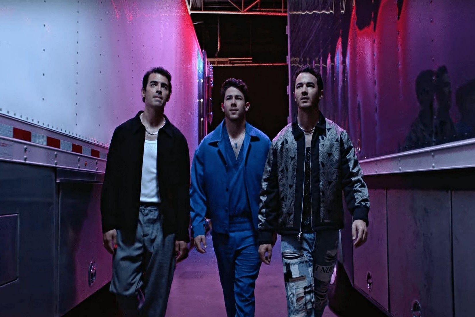 Still from Netflix&#039;s trailer for Jonas Brothers: Family Roast (Image via Netflix, YouTube)