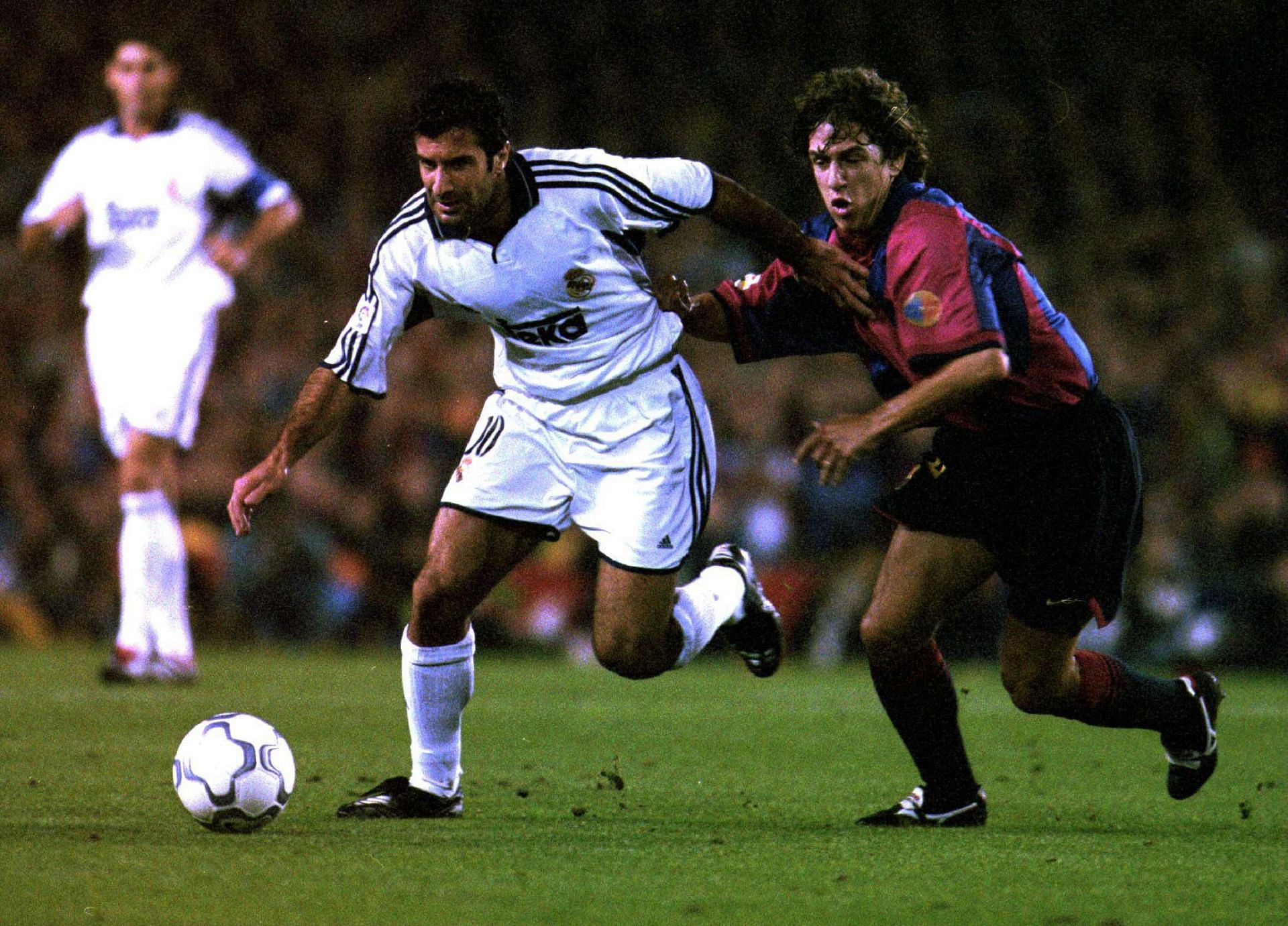 Luis Figo played for both Barcelona and Real Madrid