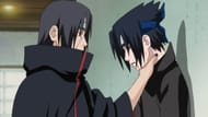Itachi's first encounter with Sasuke in the anime (Image via Studio Pierrot)