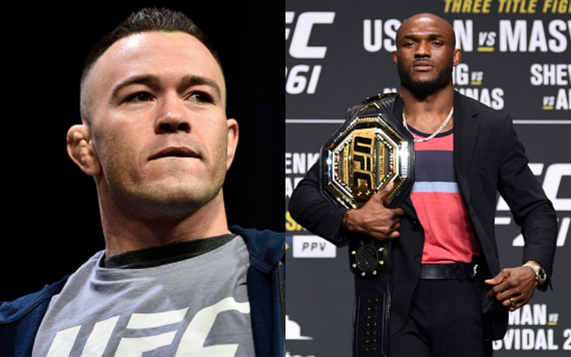 Colby Covington (left); Kamaru Usman (right)