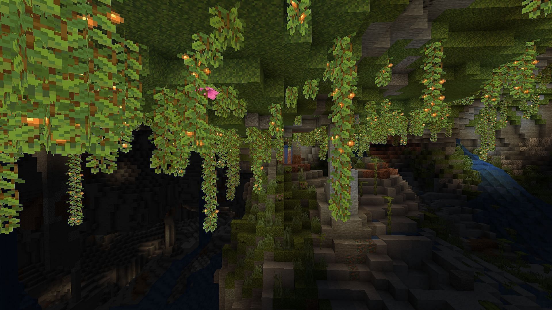 Caves and cliffs will be changed the most in the coming weeks. (Image via Minecraft)