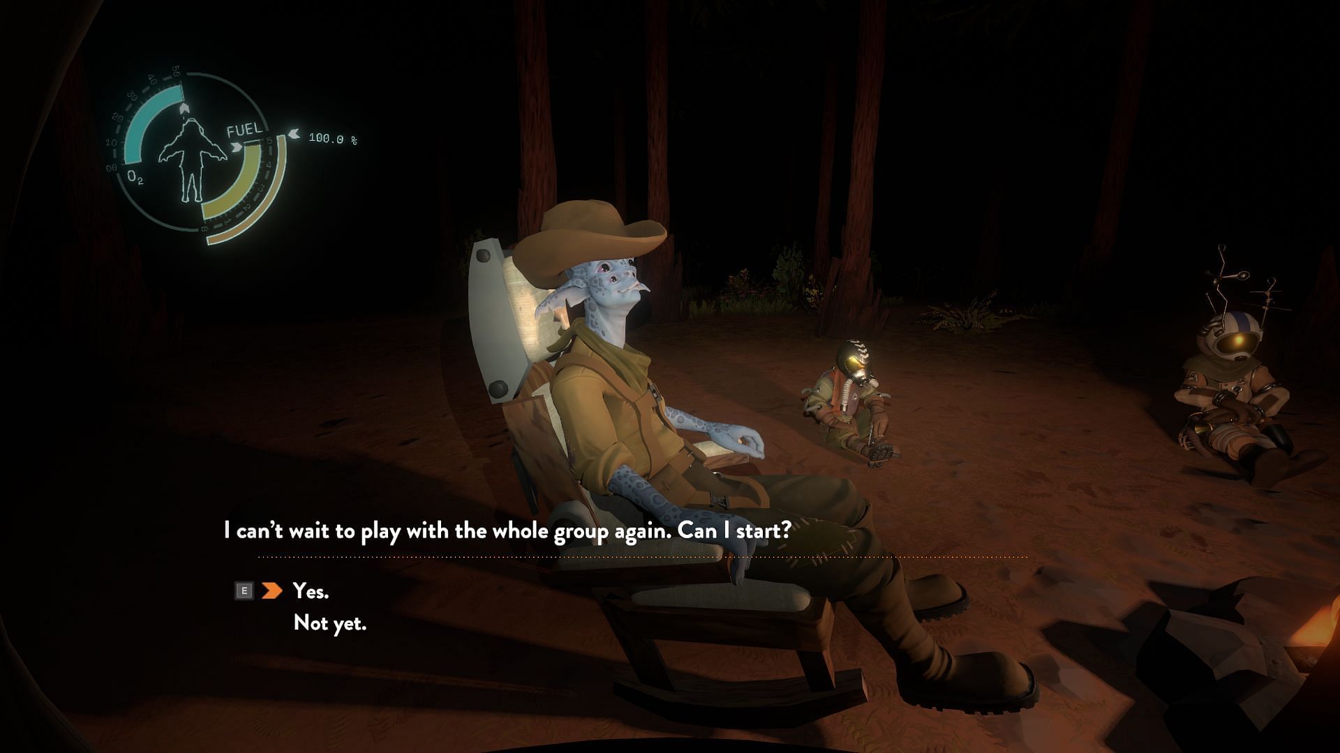 Convening the performance (Image via Outer Wilds)