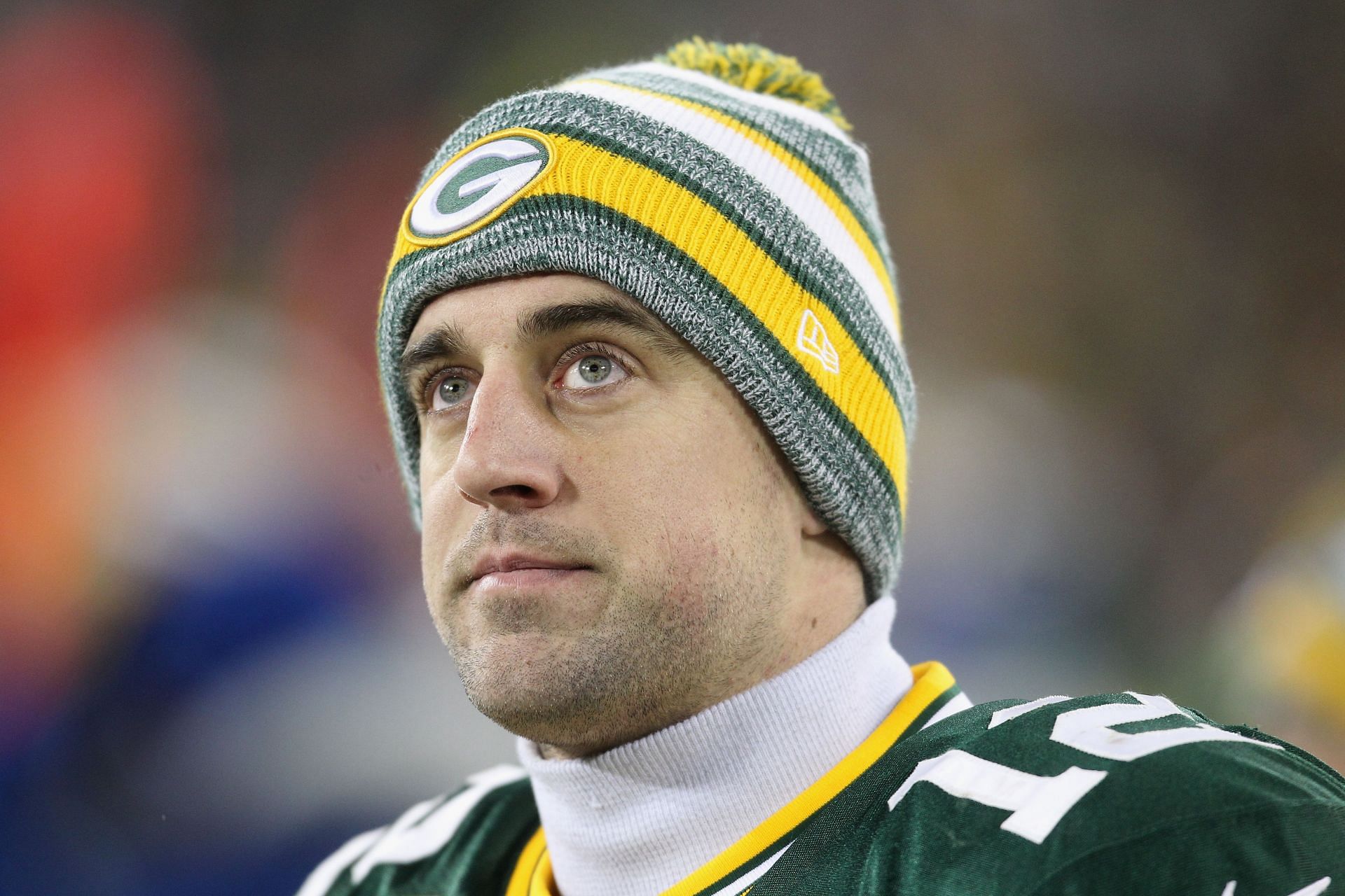 Aaron Rodgers of Green Bay Packers vs. Detroit Lions