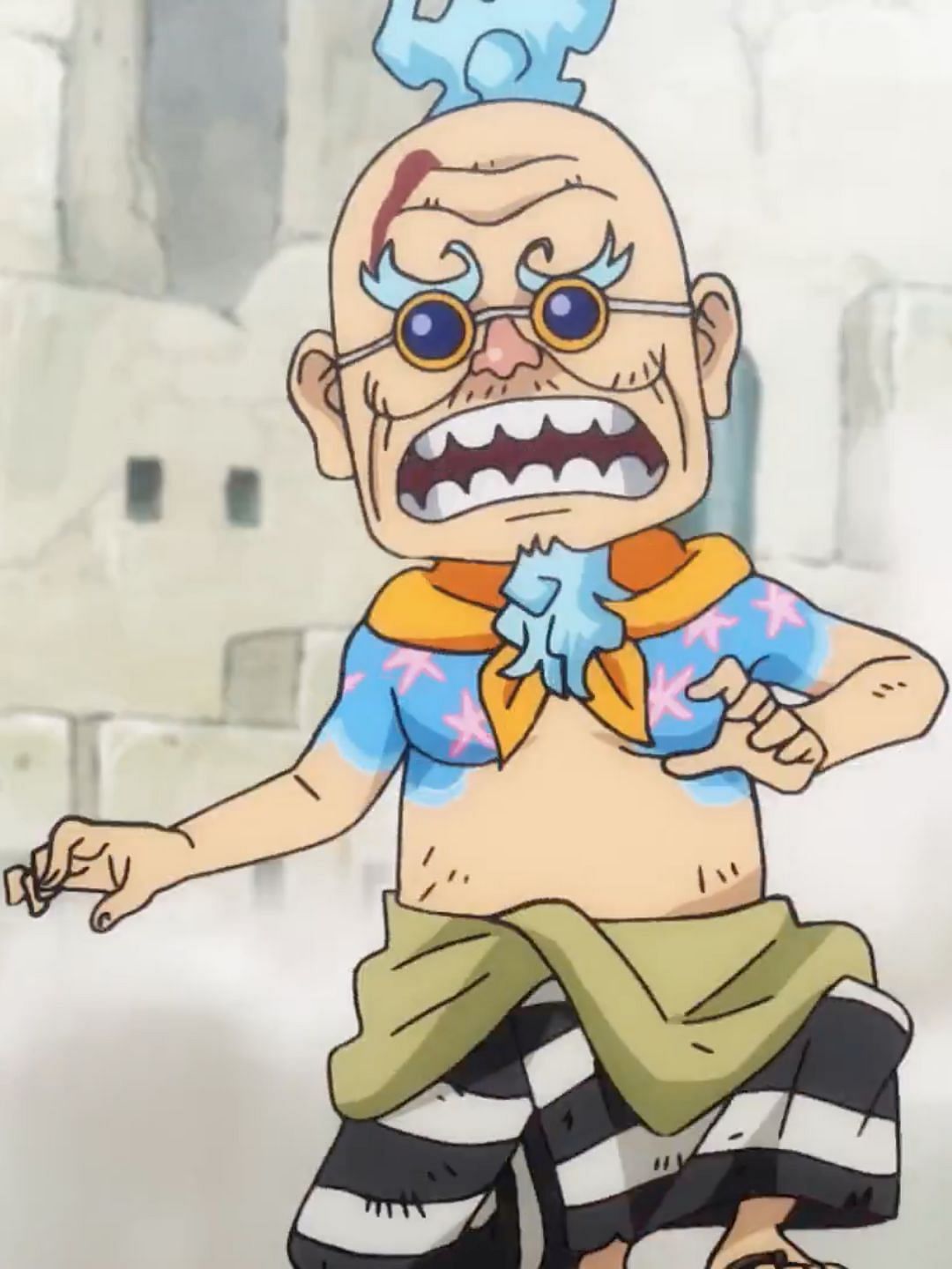 Boss Hyogoro as seen in the One Piece anime&#039;s Wano arc. (Image via Toei Animation)