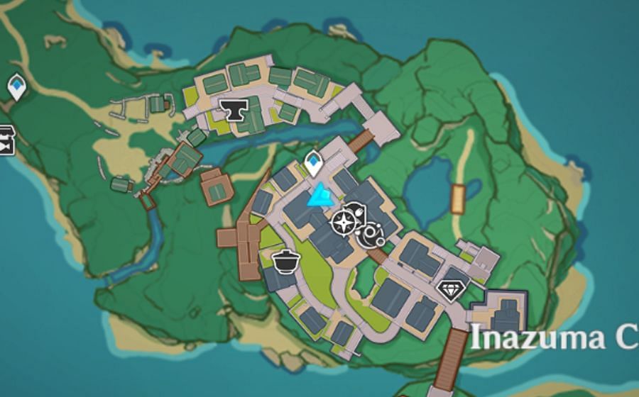 Shop location in Inazuma (Image via Genshin Impact)