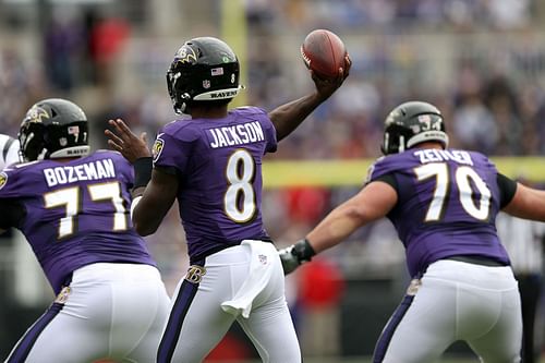 Baltimore Ravens quarterback Lamar Jackson